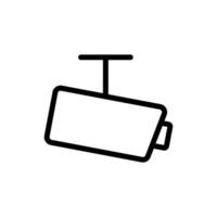 cctv-kamera symbol vektor umriss illustration