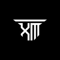 xm letter logotyp kreativ design med vektorgrafik vektor