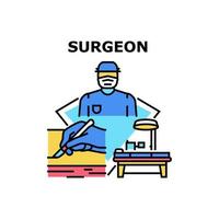 kirurg ikon vektor illustration