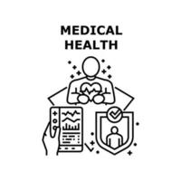 Symbol für medizinische Gesundheit, Vektorgrafik vektor