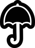 Regenschirm-Symbol öffnen vektor