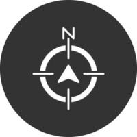 Nord-Glyphe invertiertes Symbol vektor