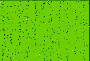 hellgrüner Vektorhintergrund mit Linien, Kreisen, Raute. vektor