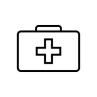 medicinska kit ikonen vektor designmallar på vit bakgrund