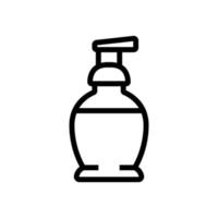 Make-up-Entferner Sprühflasche Symbol Vektor Umriss Illustration