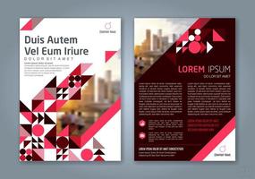 minimaler geometrischer formen designhintergrund für geschäftsbericht bucheinband broschüre flyer poster vektor