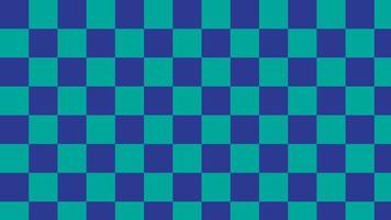 ästhetische blaue und grüne Schachbrettmuster, Gingham, Plaid, Schachbretttapetenillustration, perfekt für Tapeten, Hintergrund, Postkarte, Hintergrund vektor