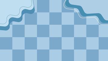 stor blå schackbräda, gingham estetisk rutor ram bakgrundsillustration, perfekt för tapeter, bakgrund, vykort, bakgrund vektor