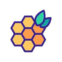 Honig ist ein Honig-Icon-Vektor. isolierte kontursymbolillustration vektor