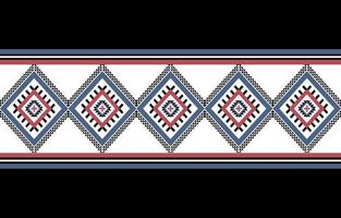 geometrisches ethnisches nahtloses muster traditionell. Stammes-Vektor-Ornament. Design für Hintergrund, Illustration, Tapete, Stoff, Azteken, Kleidung, Teppich, Batik, Stickerei vektor