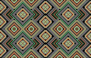 etniska sömlösa mönster. blomdekoration. traditionell tribal stil. design för bakgrund, illustration, textur, tyg, tapeter, kläder, matta, broderi. vektor