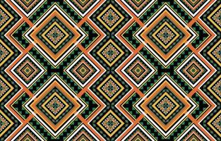 geometrisches ethnisches nahtloses Muster. traditioneller Stammesstil. Design für Hintergrund, Illustration, Textur, Stoff, Tapete, Kleidung, Teppich, Batik, Stickerei vektor