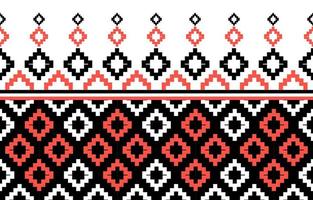 geometriska etniska sömlösa mönster. traditionell tribal stil. design för bakgrund, illustration, textur, tyg, tapeter, kläder, matta, sarong, batik, broderi vektor