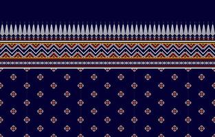 geometrisches ethnisches muster traditionelles design für hintergrund, teppich, tapete, kleidung, verpackung, batik, stoff, sarong, illustration, stickerei, stil. vektor