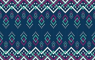 geometriska etniska sömlösa mönster. traditionell tribal stil. design för bakgrund, illustration, textur, tyg, tapeter, matta, kläder, broderi. vektor