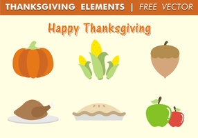 Thanksgiving Elemente Free Vector