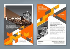 minimaler geometrischer formen designhintergrund für geschäftsbericht bucheinband broschüre flyer poster vektor