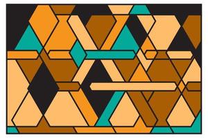 abstrakter Vektor Hintergrund geometrische Form mit Bauhaus-Stil
