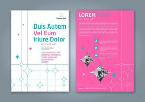 minimaler geometrischer formen designhintergrund für geschäftsbericht bucheinband broschüre flyer poster vektor