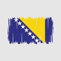 Vektor der Bosnien-Flagge. Nationalflagge