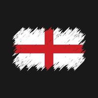 England-Flagge-Pinsel. Nationalflagge vektor