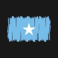 Somalia-Flaggenvektor. Nationalflagge vektor