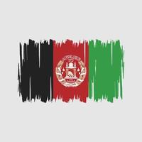 Vektor der afghanischen Flagge. Nationalflagge