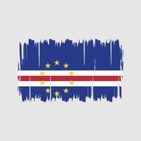 Kap Verde flagga vektor. National flagga vektor