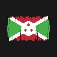 burundi flagga vektor. National flagga vektor