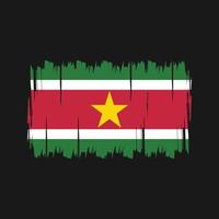 surinam flagga vektor. National flagga vektor