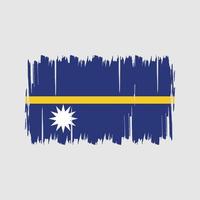 Nauru-Flaggenvektor. Nationalflagge vektor