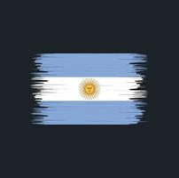 argentina flagga borste vektor. National flagga vektor