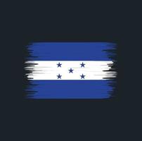 Pinselvektor der honduras-Flagge. Nationalflagge vektor