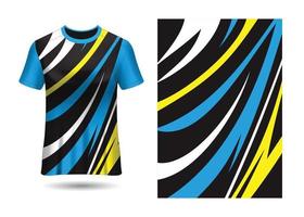 T-Shirt Sport abstraktes Textur-Design-Trikot für Rennsport-Fußball-Gaming-Motocross-Radsport-Vektor vektor