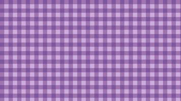 lila violetter Gingham, Plaid, Schachbrettmuster-Hintergrundillustration, perfekt für Tapete, Hintergrund, Postkarte, Hintergrund für Ihr Design vektor