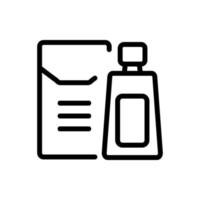 Frauen Parfums Symbol Vektor Umriss Illustration