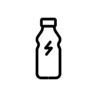 Energy-Drink-Symbolvektor. isolierte kontursymbolillustration vektor