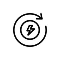 elektromotor symbol vektor umriss illustration