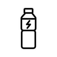 energidryck ikon vektor. isolerade kontur symbol illustration vektor