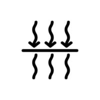 bomull ikon vektor. isolerade kontur symbol illustration vektor
