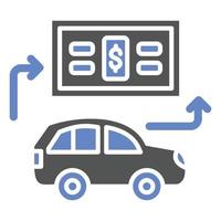 Symbolstil für Eigenkapitalleasing vektor