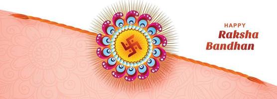 indisk festival raksha bandhan önskar kort firande banner design vektor