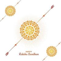 raksha bandhan feier indischer festkartenhintergrund vektor