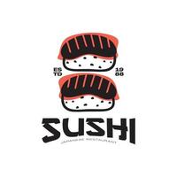 Sushi-Logo japanisches Restaurant vektor