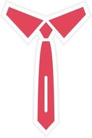 Krawattensymbol Stil vektor