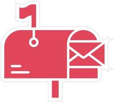 Mailbox-Icon-Stil vektor