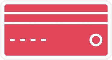 Stil des Kreditkartensymbols vektor