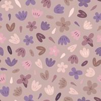 Blütenköpfe Lavendel Musterdesign vektor
