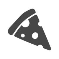 Pizza-Symbol oder Logo isolierte Zeichensymbol-Vektorillustration - hochwertige Vektorsymbole im schwarzen Stil. vektor