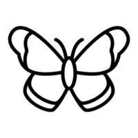 Schmetterling-Icon-Vektor. isolierte kontursymbolillustration vektor